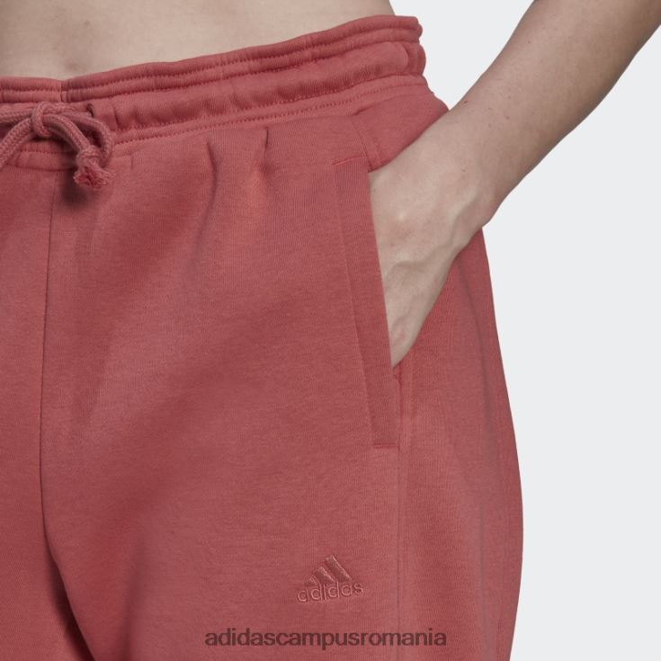 adidas campus romania roșii all szn pantaloni fleece femei roșu J266N223980