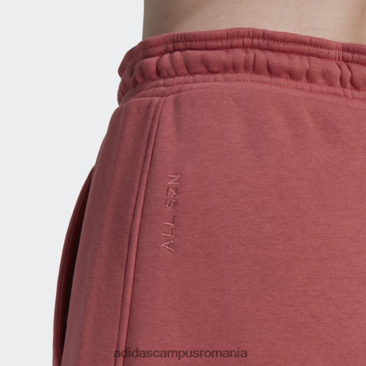 adidas campus romania roșii all szn pantaloni fleece femei roșu J266N223980