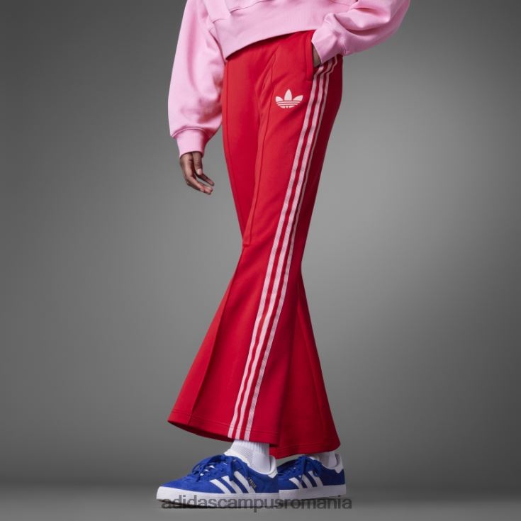adidas campus romania stacojiu adicolor heritage acum pantaloni de sport evazați femei stacojiu J266N223878