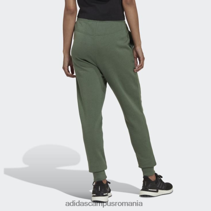 adidas campus romania studio lounge pantaloni cu talie inalta verde oxid femei oxid verde J266N223978