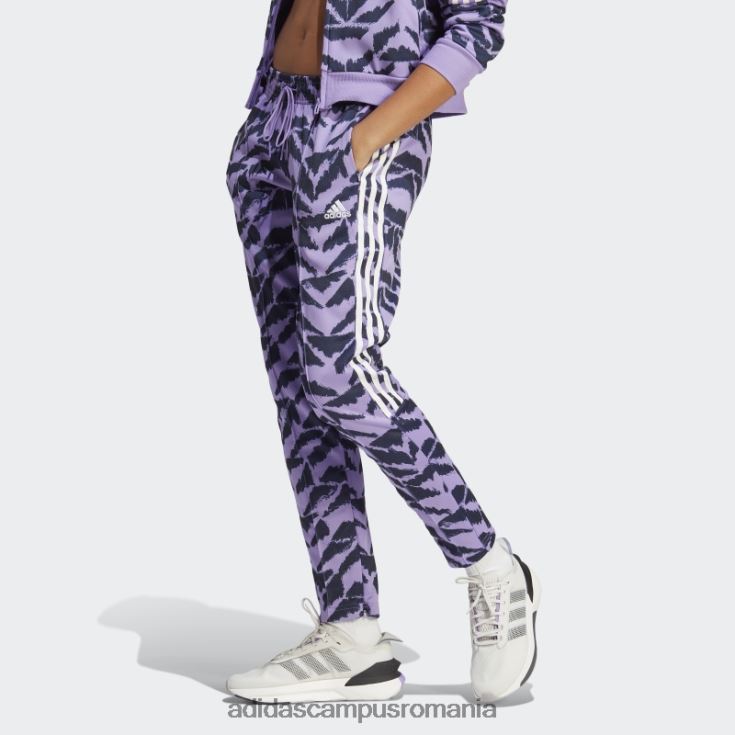 adidas campus romania tiro costum up lifestyle pantaloni de sport violet femei violet/cerneală/multicolor/alb J266N223845