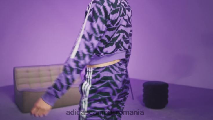 adidas campus romania tiro costum up lifestyle pantaloni de sport violet femei violet/cerneală/multicolor/alb J266N223845