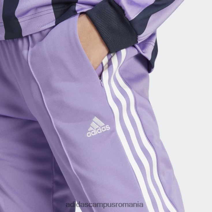adidas campus romania violet tiro costum până lifestyle pantaloni de sport adidas femei violet/alb J266N223823