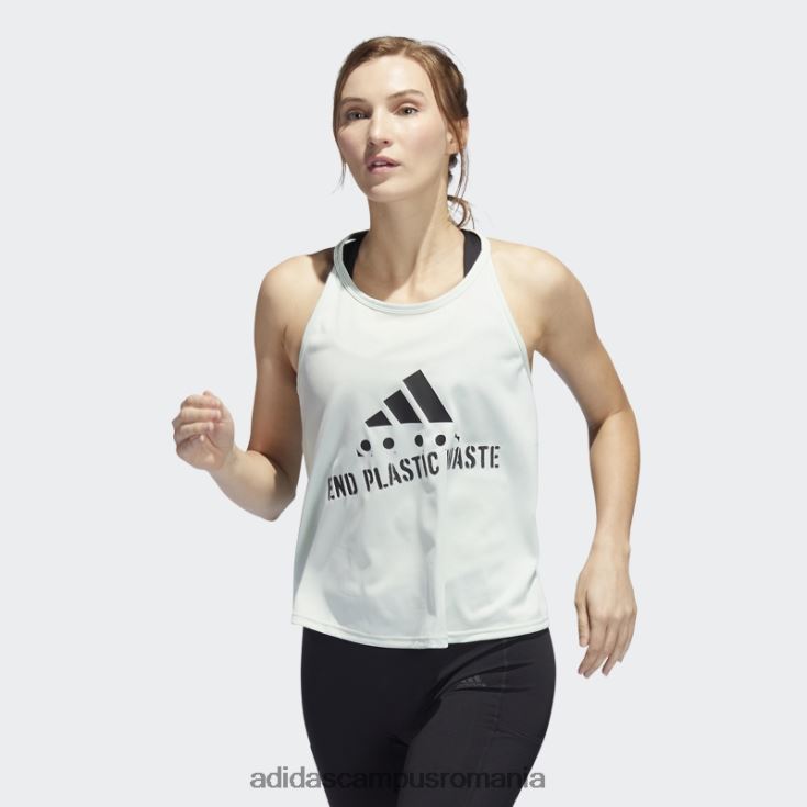adidas campus romania Alergați rapid, cu grafică, maiou verde femei verde J266N22677