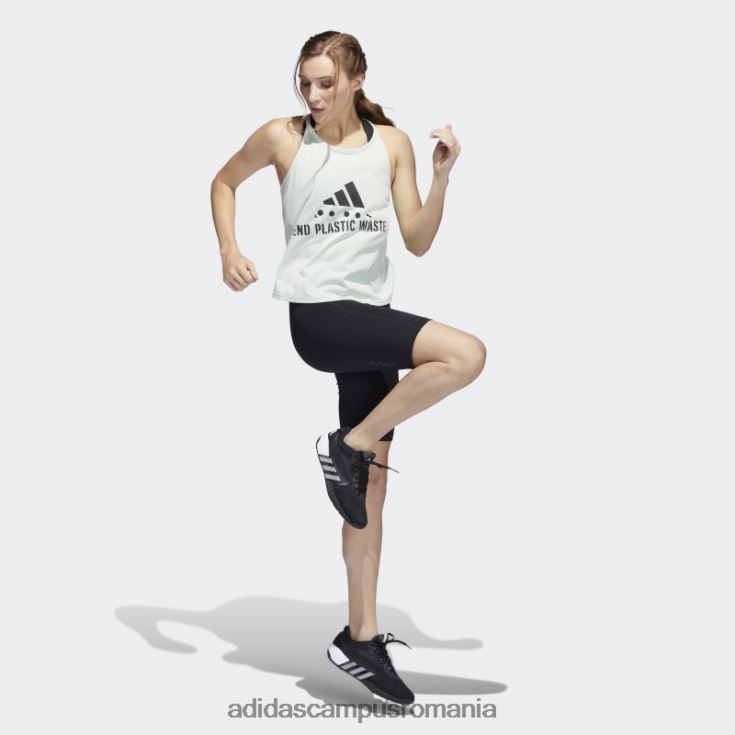adidas campus romania Alergați rapid, cu grafică, maiou verde femei verde J266N22677
