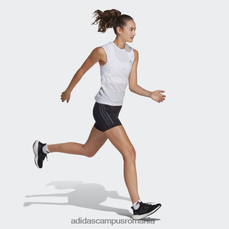 adidas campus romania Jambiere scurte de 5 inci, negri, Dailyrun, cu trei dungi femei negru J266N29371