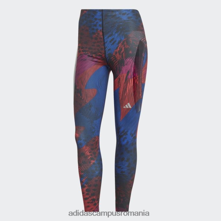 adidas campus romania Leggings 7/8 roșii cu imprimeu pentru alergare adizero femei negru/rosu J266N29724