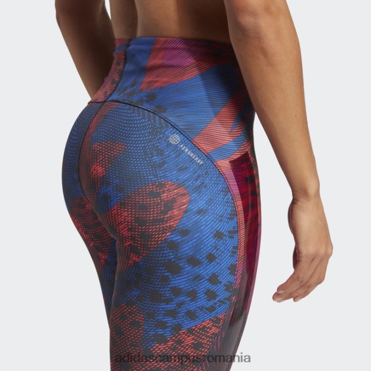 adidas campus romania Leggings 7/8 roșii cu imprimeu pentru alergare adizero femei negru/rosu J266N29724