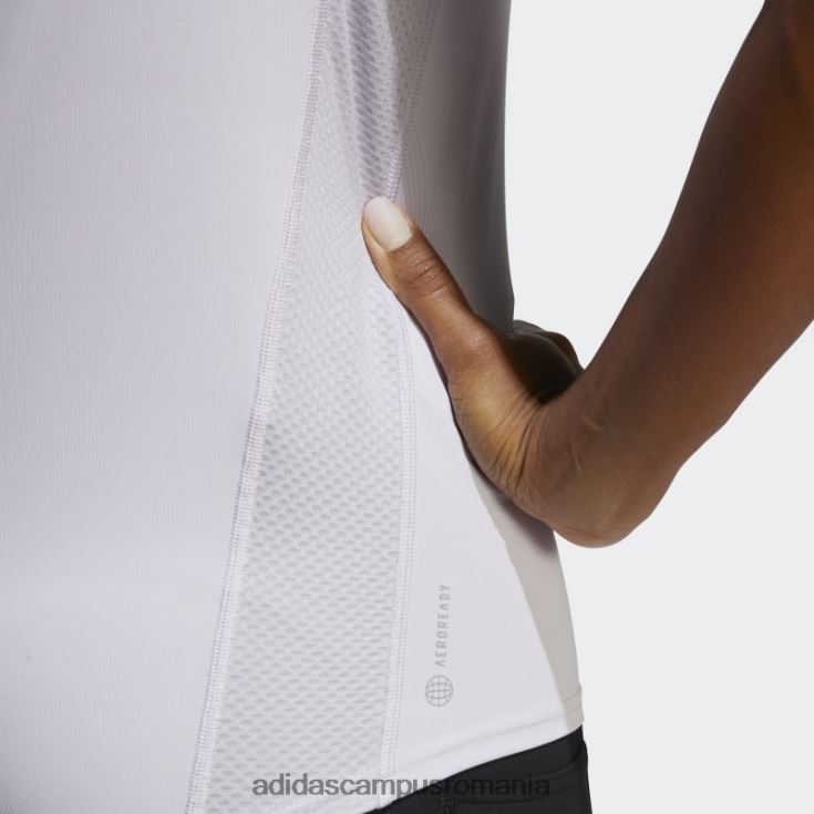 adidas campus romania Silver Dawn posedă tricoul de alergare femei zori argintii J266N216931