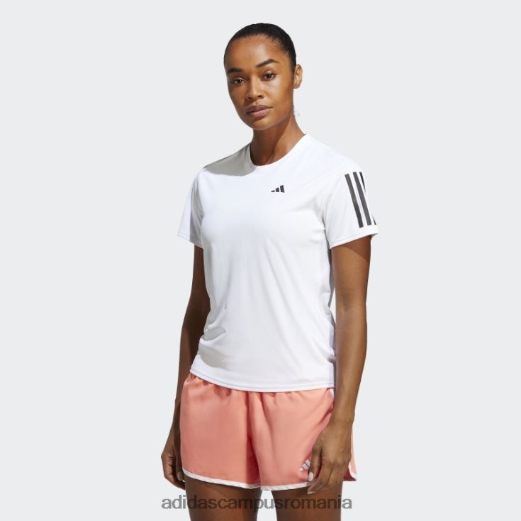 adidas campus romania alb deține tricou-ul de alergare femei alb J266N29640