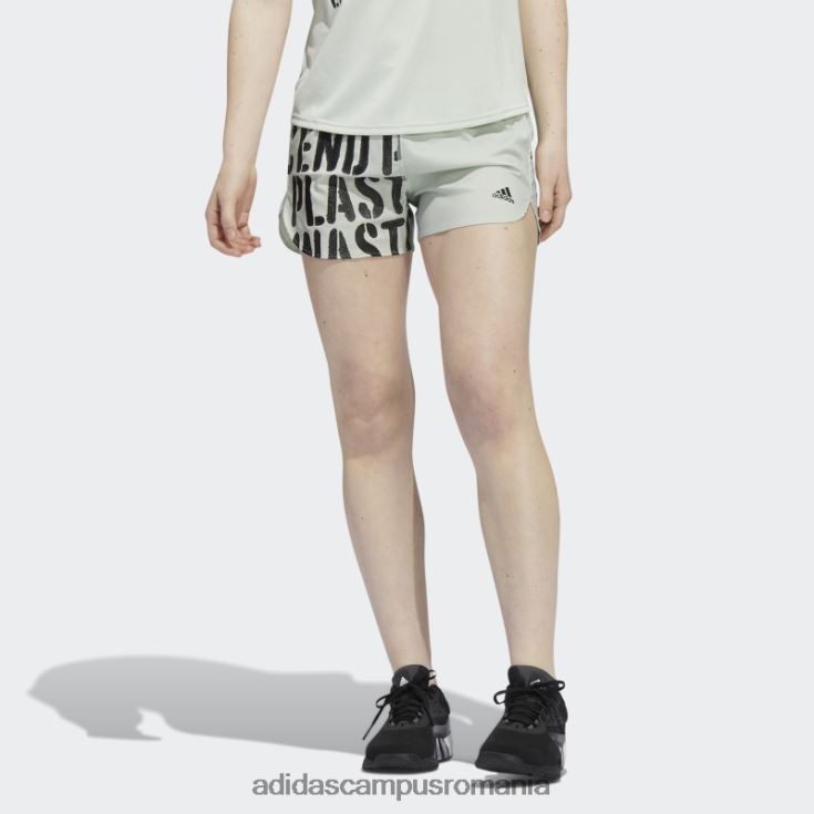 adidas campus romania alergați rapid pantaloni scurți de alergare cu slip interior verde femei verde J266N210741