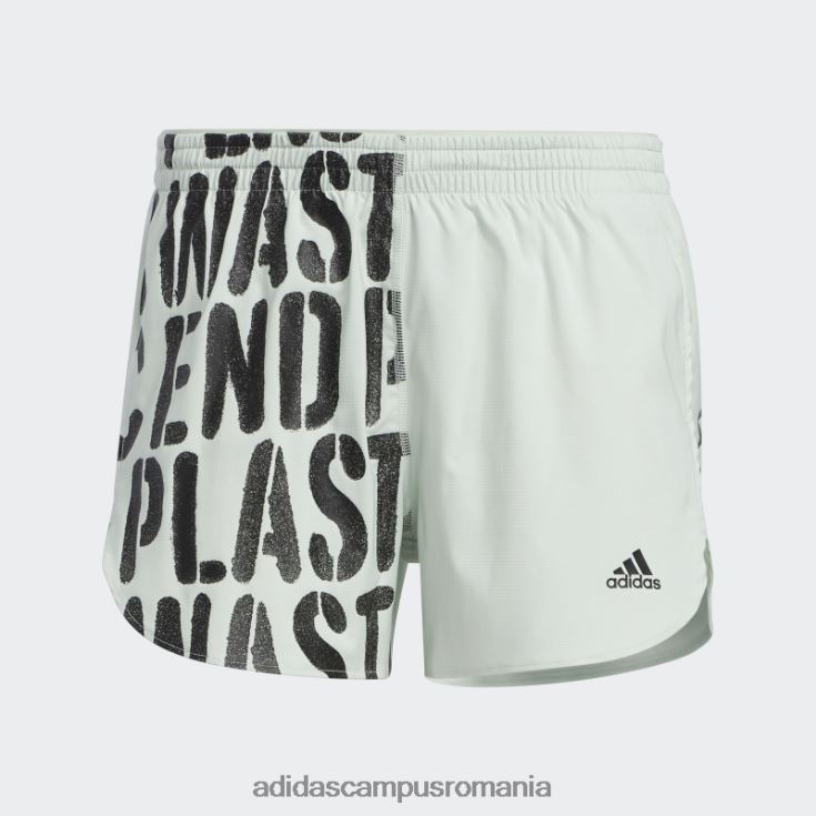 adidas campus romania alergați rapid pantaloni scurți de alergare cu slip interior verde femei verde J266N210741