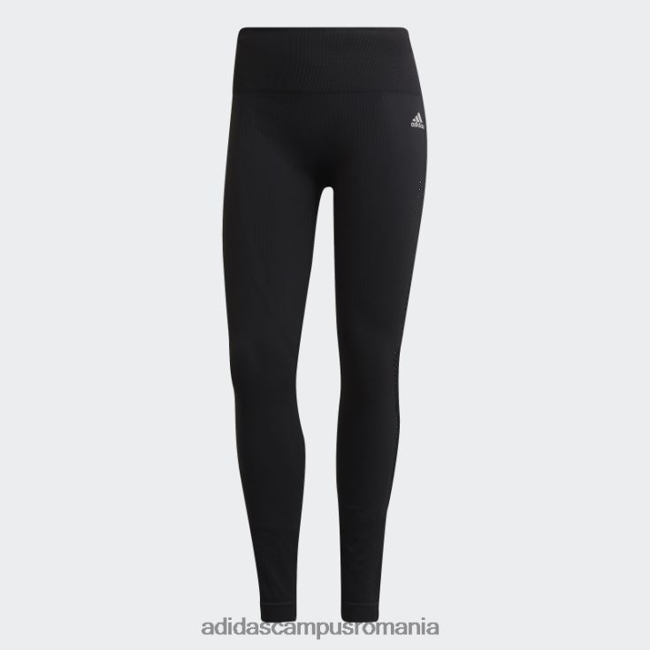 adidas campus romania colanti de alergare aeroknit 7/8 negri femei negru J266N22725