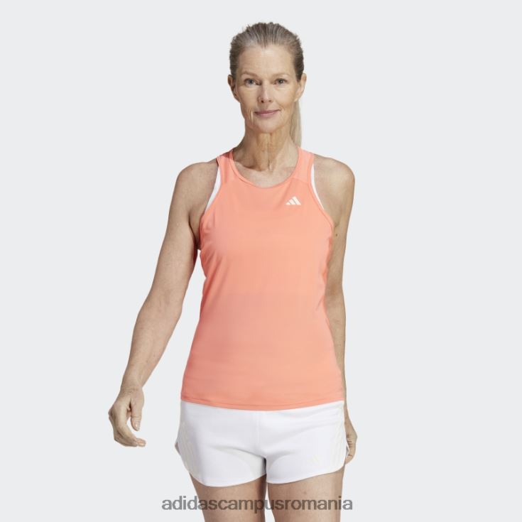 adidas campus romania coral own the run running tank top femei coral J266N210025
