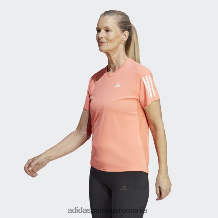 adidas campus romania deține tricoul de alergare coral femei coral J266N217425