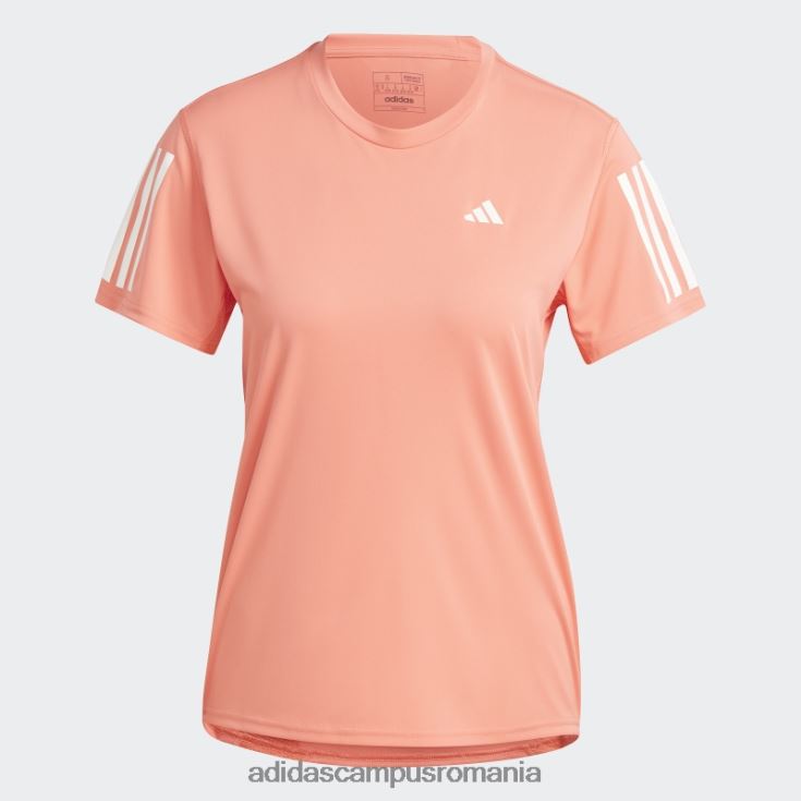 adidas campus romania deține tricoul de alergare coral femei coral J266N217425