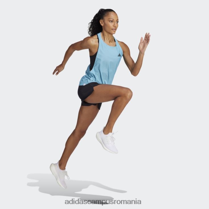 adidas campus romania făcut pentru a fi refăcut maiou de alergare albastru femei albastru J266N216765