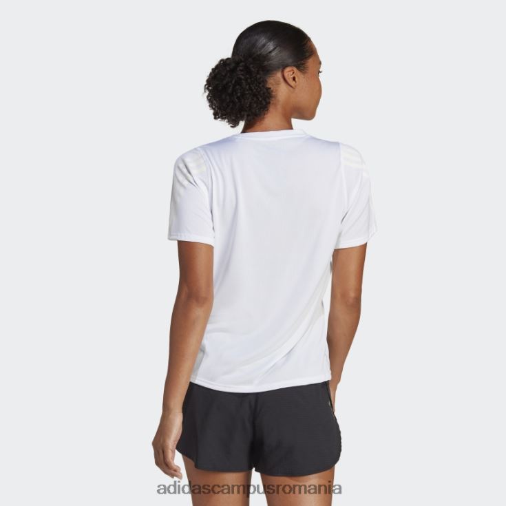 adidas campus romania icoane albe ale alergării tricou cu 3 dungi cu emisii reduse de carbon femei alb J266N217110