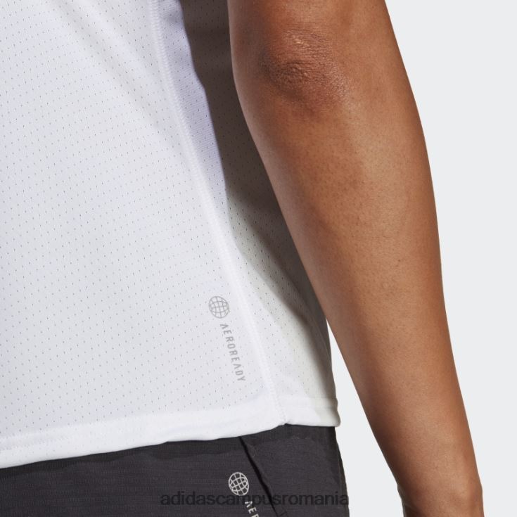 adidas campus romania icoane albe ale alergării tricou cu 3 dungi cu emisii reduse de carbon femei alb J266N217110