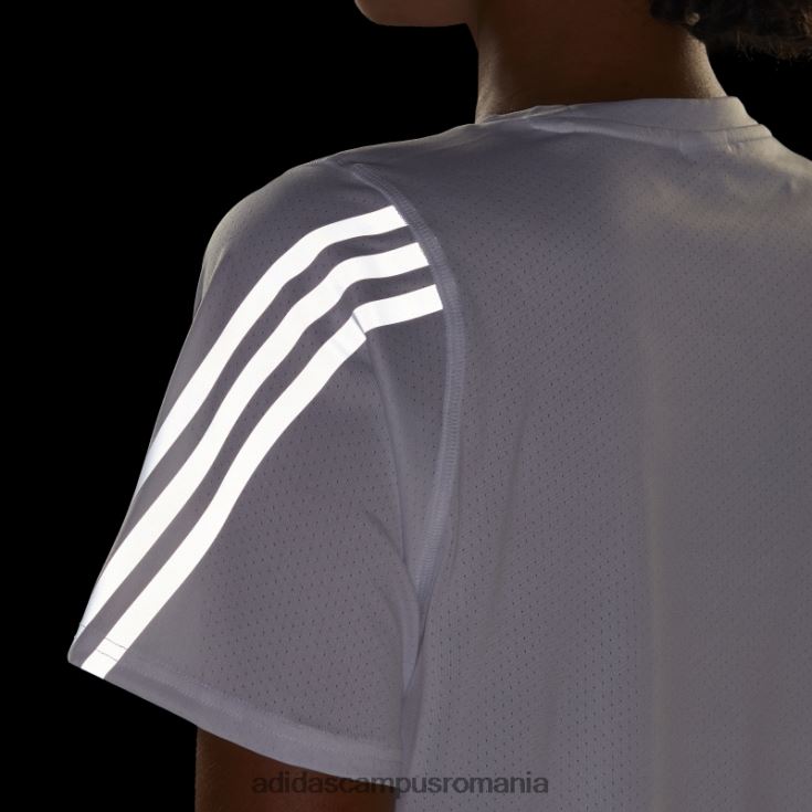 adidas campus romania icoane albe ale alergării tricou cu 3 dungi cu emisii reduse de carbon femei alb J266N217110
