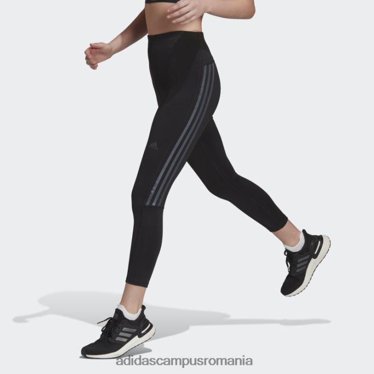 adidas campus romania icoane ale alergării negre 3 dungi 7/8 jambiere de alergare femei negru J266N22915