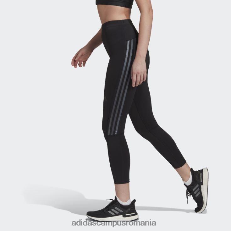 adidas campus romania icoane ale alergării negre 3 dungi 7/8 jambiere de alergare femei negru J266N22915