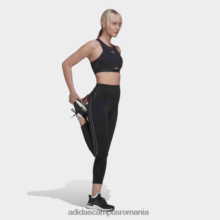 adidas campus romania icoane ale alergării negre 3 dungi 7/8 jambiere de alergare femei negru J266N22915