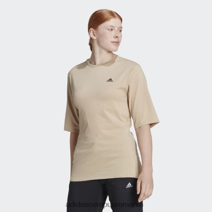 adidas campus romania icoane de alergare realizate cu natura alergare tricou bej femei bej J266N22779