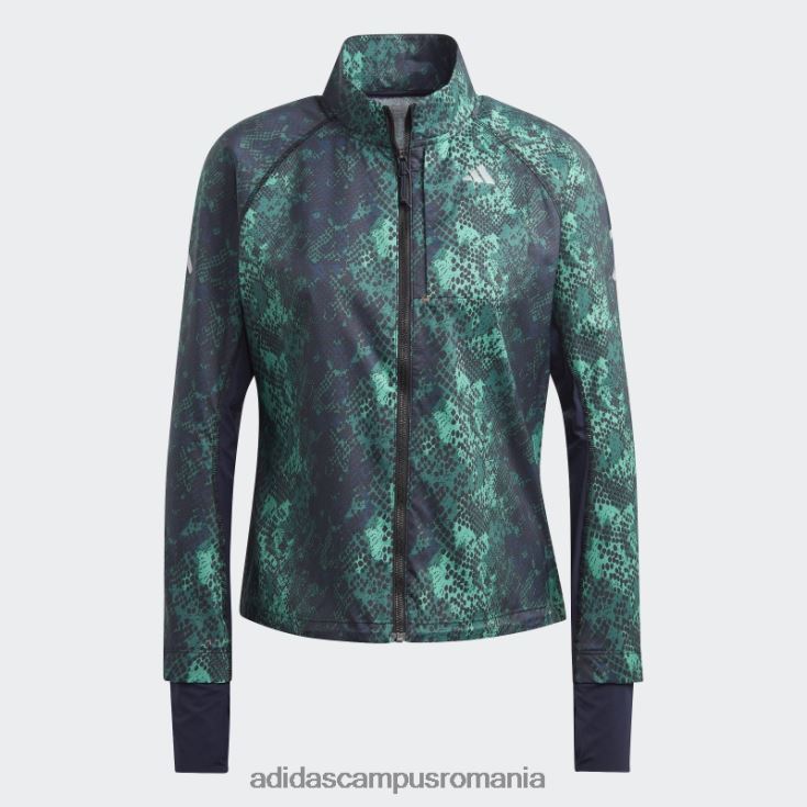 adidas campus romania jachetă de iterație pentru alergare rapidă verde femei negru/verde J266N216773
