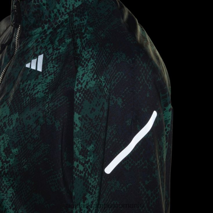 adidas campus romania jachetă de iterație pentru alergare rapidă verde femei negru/verde J266N216773