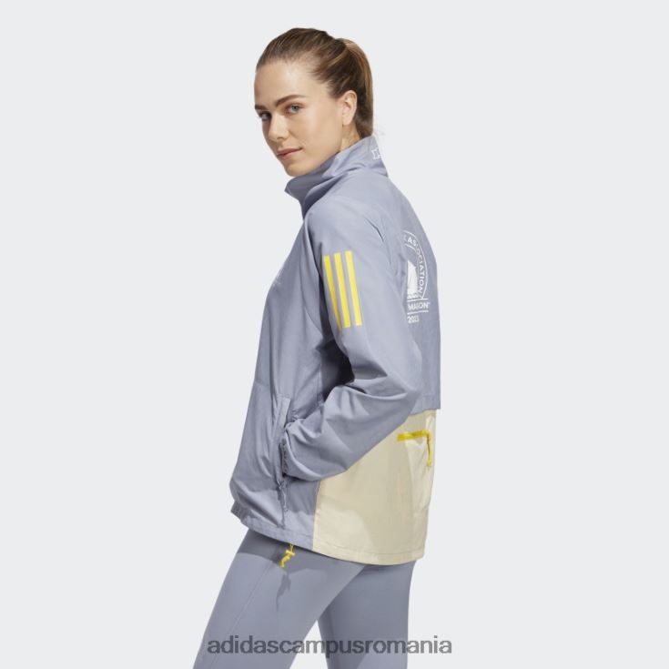 adidas campus romania jachetă de sărbătoare boston marathon 2023 violet argintiu adidas femei violet argintiu J266N210194