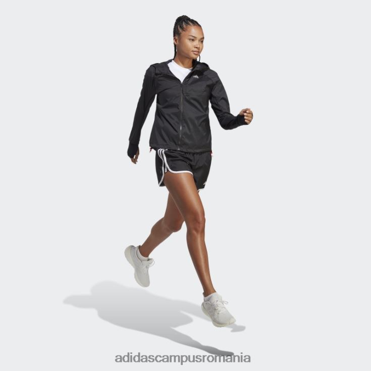 adidas campus romania jachetă neagră de alergare rapidă femei negru J266N217236