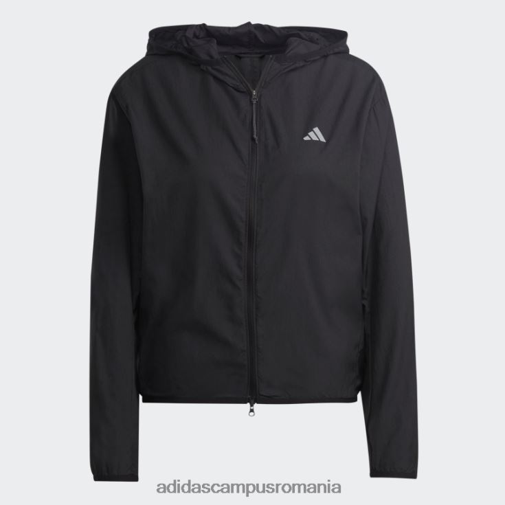 adidas campus romania jacheta de vant neagra run it adidas femei negru J266N216557