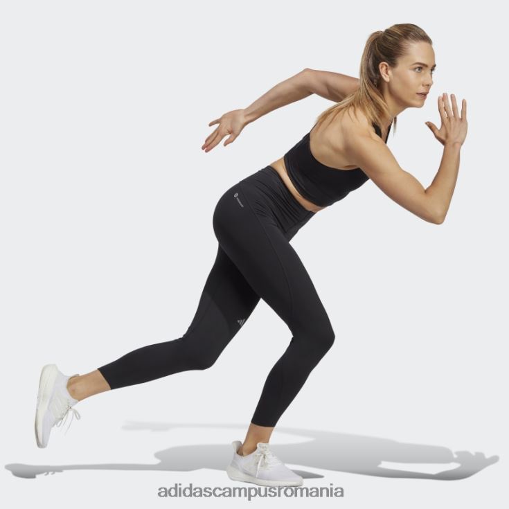 adidas campus romania jambiere adizero running 7/8 negru femei negru J266N217167