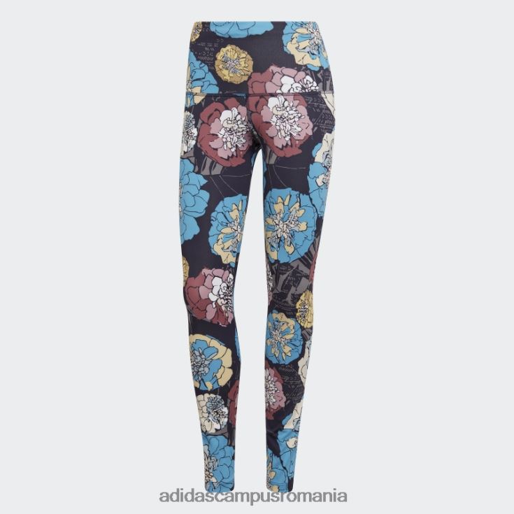 adidas campus romania jambiere de alergare florale craft blue femei craft blue J266N217552
