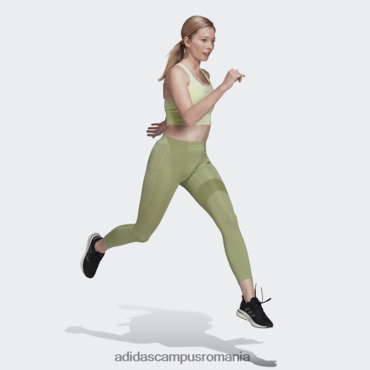 adidas campus romania jambiere de alergare lime fastimpact 7/8 femei lămâie verde J266N210438