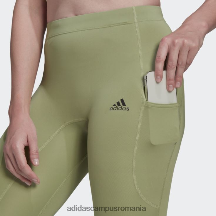 adidas campus romania jambiere de alergare lime fastimpact 7/8 femei lămâie verde J266N210438