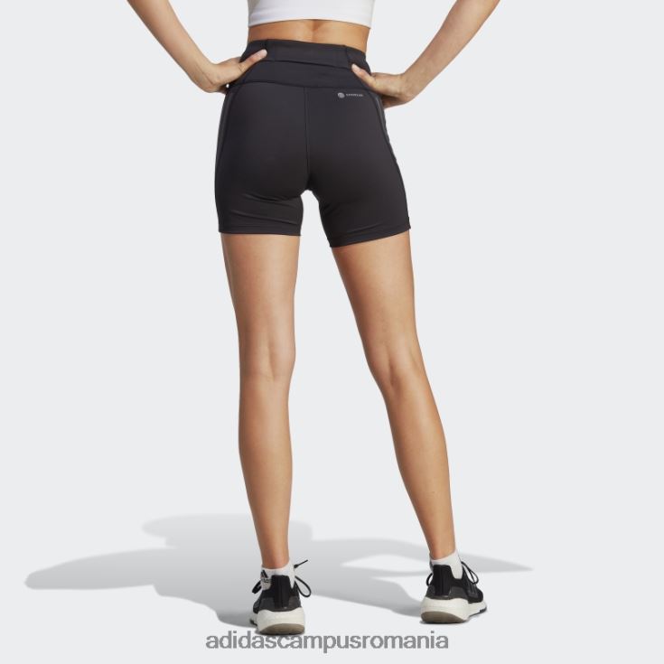 adidas campus romania leggings scurti de cinci inci, negru, cu trei dungi femei negru J266N216796