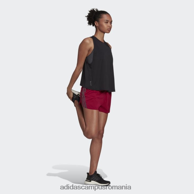 adidas campus romania maiou cu 3 bare pictograme alergare negre femei negru J266N23689