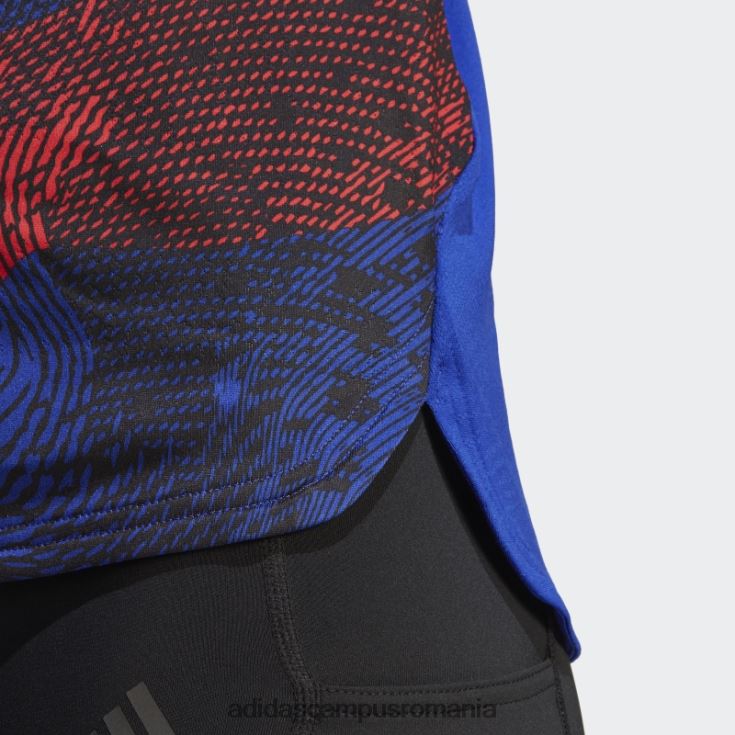 adidas campus romania maiou de alergare adizero albastru femei albastru/negru/fucsia J266N216615
