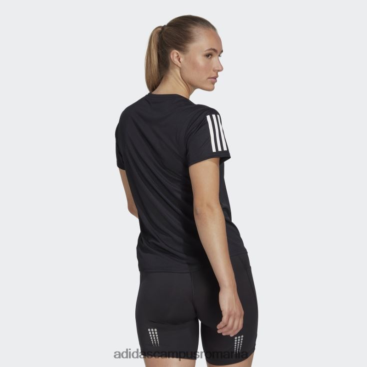 adidas campus romania negru fierbinte deține tricou-ul de alergare femei negru J266N210840