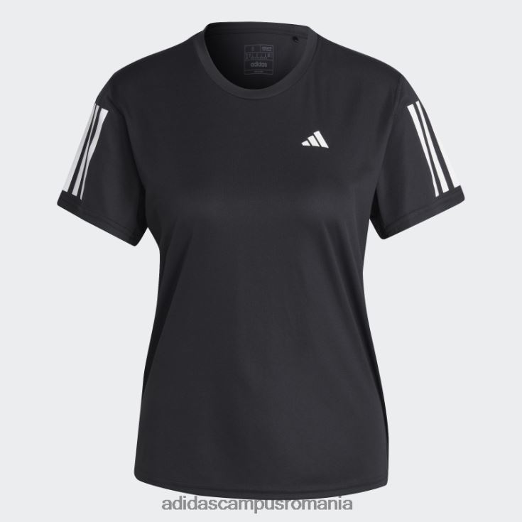 adidas campus romania negru fierbinte deține tricou-ul de alergare femei negru J266N210840