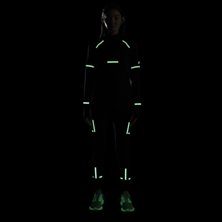 adidas campus romania negru, rapid impact reflectă noaptea x-city jambiere de alergare lungi femei negru J266N29017