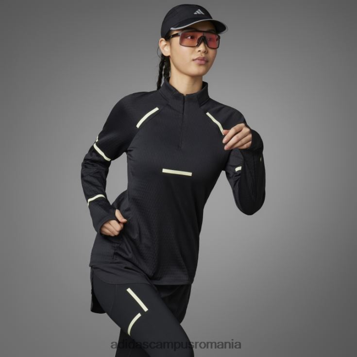 adidas campus romania negru reflecta noaptea top de alergare cu mânecă lungă x-city femei negru J266N216900