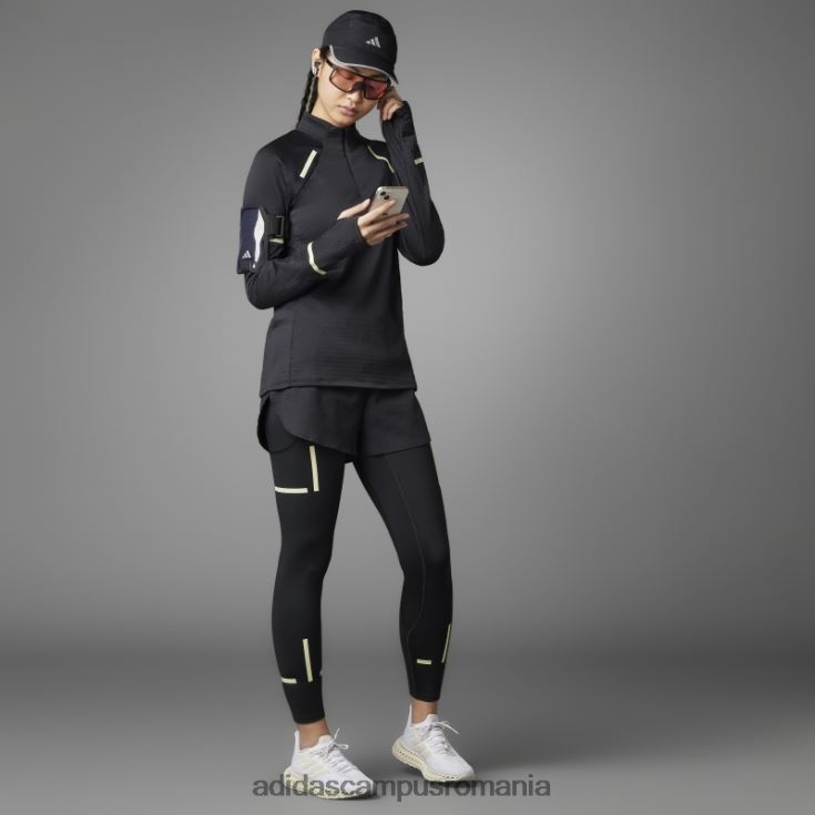adidas campus romania negru reflecta noaptea top de alergare cu mânecă lungă x-city femei negru J266N216900