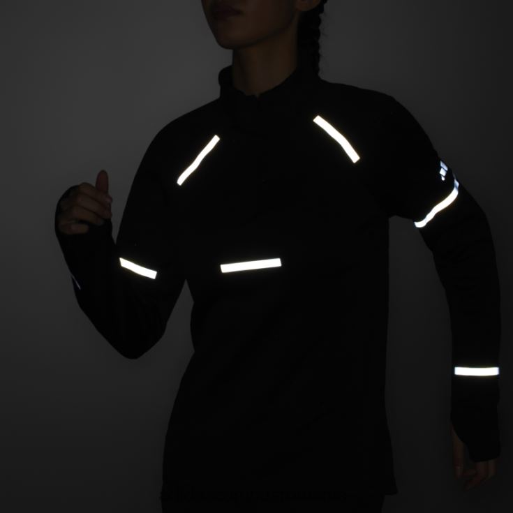 adidas campus romania negru reflecta noaptea top de alergare cu mânecă lungă x-city femei negru J266N216900