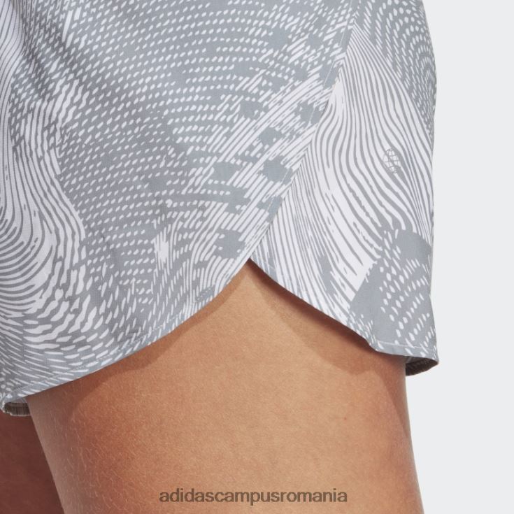 adidas campus romania pantaloni scurți de alergare adizero albi femei alb J266N22386