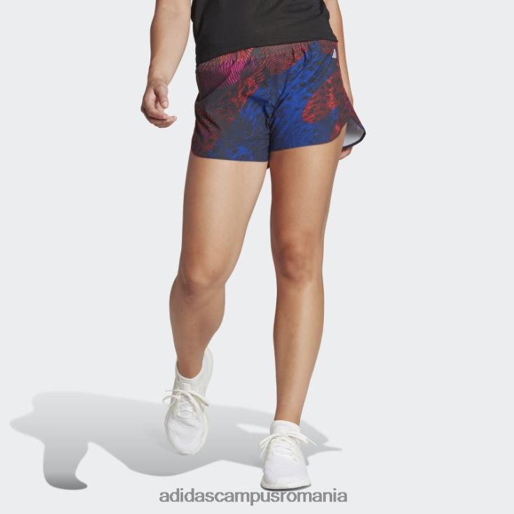adidas campus romania pantaloni scurți de alergare adizero, fucsia femei negru/fucsia J266N216802