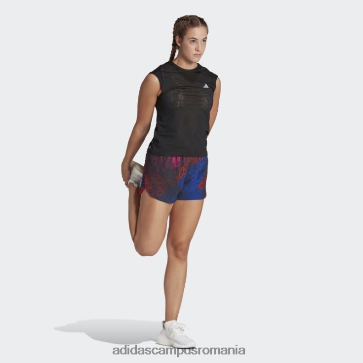 adidas campus romania pantaloni scurți de alergare adizero, fucsia femei negru/fucsia J266N216802