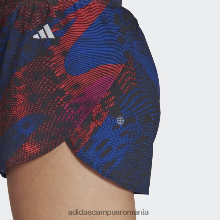 adidas campus romania pantaloni scurți de alergare adizero, fucsia femei negru/fucsia J266N216802
